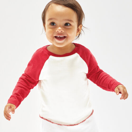 BabyBugz Baby Long Sleeve Baseball T-Shirt Thumbnail