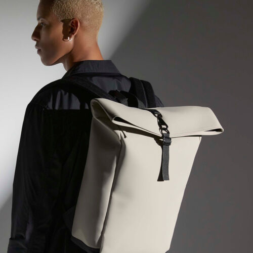 Matte PU Roll-Top Backpack Thumbnail