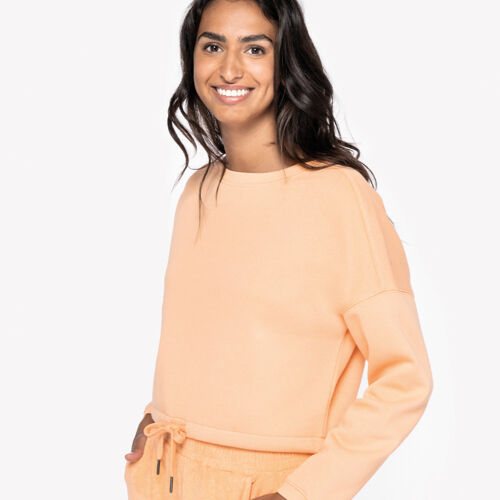 Native Spirit Ladies Oversized Cropped Sweatshirt Thumbnail