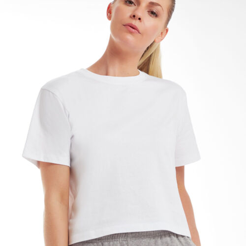 Women's Organic Cropped Heavy T Thumbnail