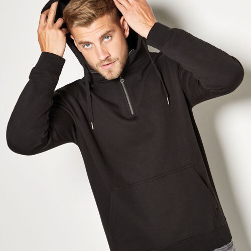 Regular Fit 1/4 Zip Hoodie Thumbnail