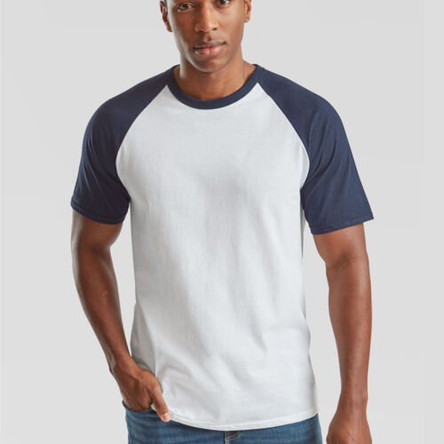Men's Valueweight Short Sleeve Baseball T-Shirt Thumbnail