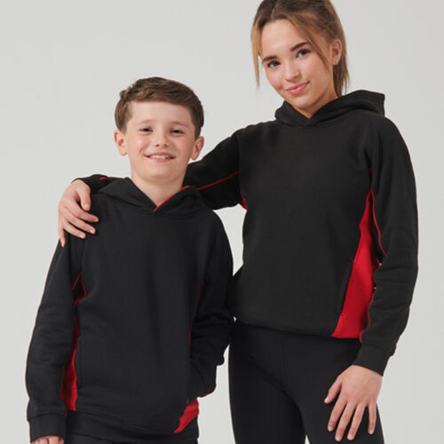 Finden + Hales Kids Contrast Hooded Sweatshirt Thumbnail