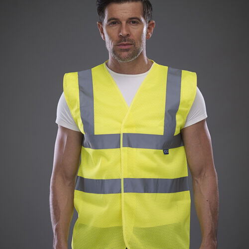 Yoko Top Cool Open Mesh Waistcoat Thumbnail