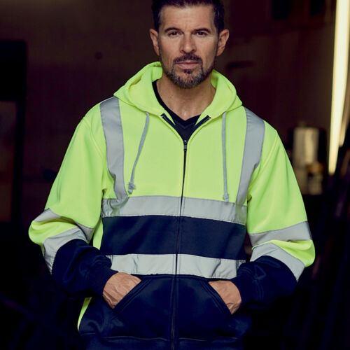 Yoko Hi-Vis Zip Hoodie Thumbnail