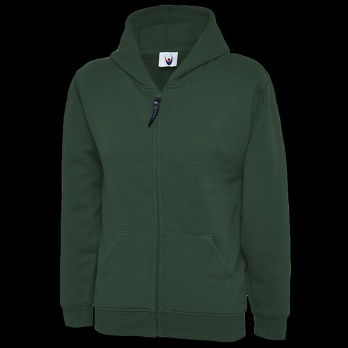 Childrens Classic Full Zip Hooded Sweatshirt Thumbnail