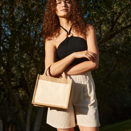 Cotton Pocket Jute Gift Bag Thumbnail