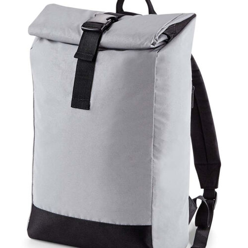 BagBase Reflective Roll-Top Backpack Thumbnail