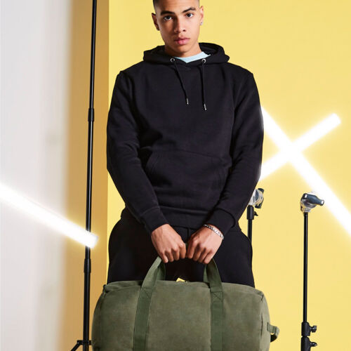 Vintage Canvas Barrel Bag Thumbnail