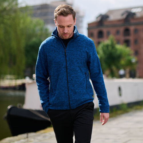 Thornly Men's Full Zip Marl Fleece Thumbnail